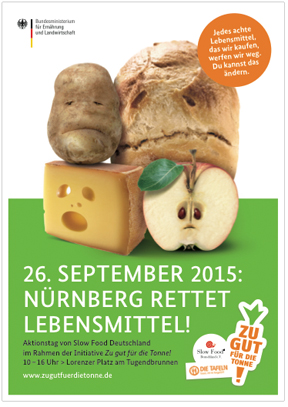 Zu gut für die Tonne: Nürnberg rettet Lebensmittel — Slow Food Deutschland