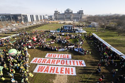 "Wir haben es satt!"-Demo: Zeit für mutige Agrarpolitik!