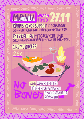 Hamburg: NO BONES DINNER - Slow Food Youth Kochabend